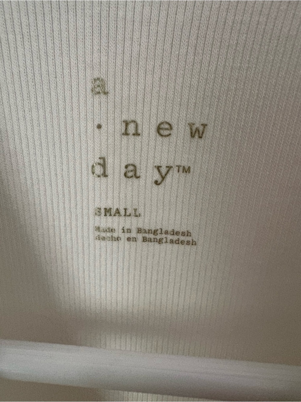 a new day White Ribbed Crewneck Tank Top - Picture 2 of 4